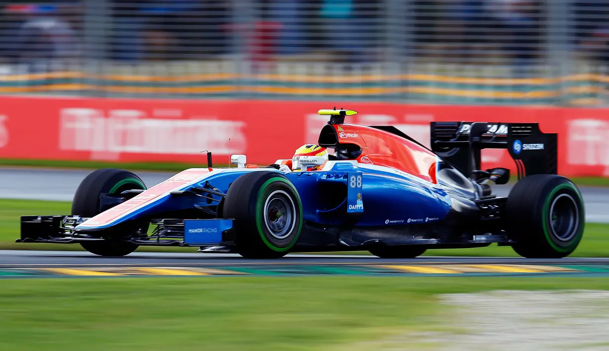 Saat latihan bebas pertama, Rio Haryanto menempati peringkat ke-19 dan naik ke peringkat ke-14 saat latihan bebas kedua. (Bola.com/Manor Racing)