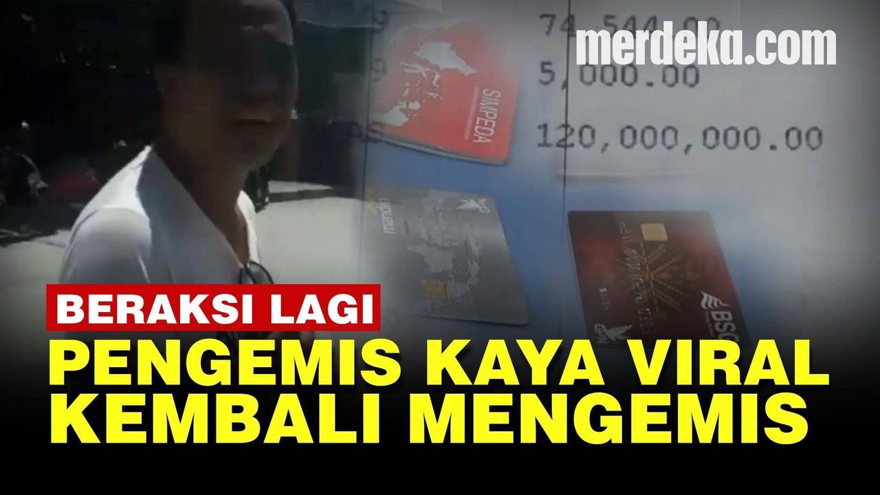 VIDEO: Sosok Pengemis Kaya Viral Miliki Duit Ratusan Juta Kepergok Mengemis Lagi