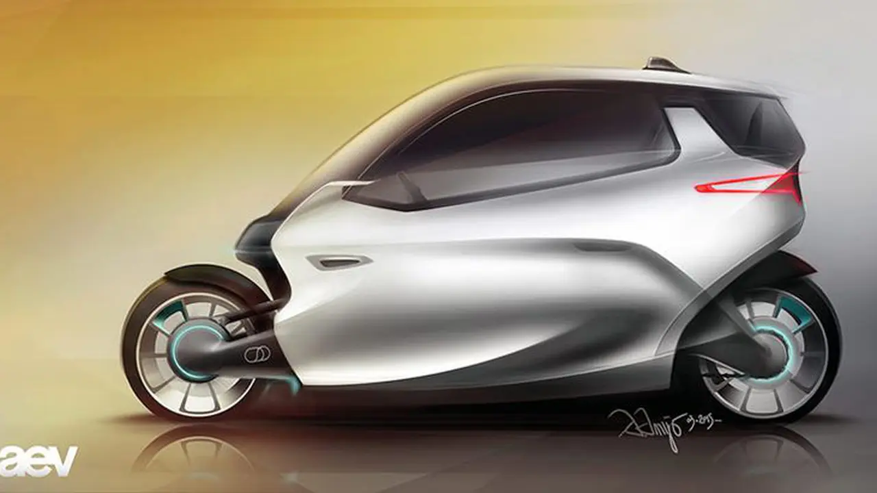 Lit Motors C1, Kendaraan Roda Dua yang Stabil Seperti Mobil