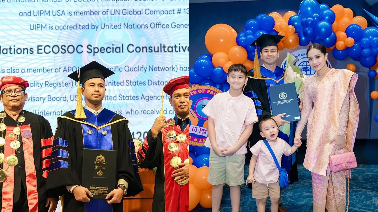 Raffi Ahmad Dapat Gelar Doktor HC