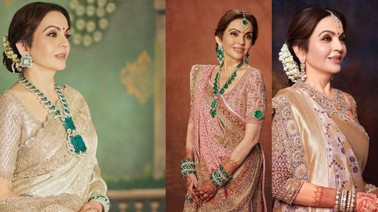Sederet Perhiasan Mewah Nita Ambani di Pernikahan Anant Ambani dan Radhika Merchant, Kalung Rp966 Miliar Menjadi Sorotan