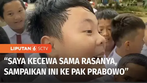 VIDEO: Siswa SD di Palembang Kritik Menu Makan Bergizi Gratis, Rasanya Hambar
