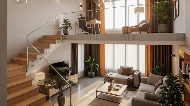 desain rumah 1 lantai tapi kelihatan tingkat