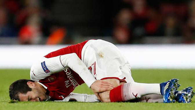 Gelandang Arsenal Henrikh Mkhitaryan (AFP Photo / Ian Kington)