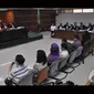 Sejumlah saksi dihadirkan dalam sidang kasus Hambalang dengan terdakwa Anas Urbaningrum, Pengadilan Tipikor, Jakarta, Kamis (14/8/2014) (Liputan6.com/Miftahul Hayat)