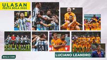 Ulasan Luciano Leandro - Kolase Argentina dan Belanda di Piala Dunia 2022 (Bola.com/Adreanus Titus)
