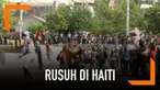 Unjuk rasa  warga Haiti mendesak presidennya mundur berujung kerusuhan dan kekerasan. ratusan pengunjuk rasa terlibat bentrok dengan petugas keamanan.