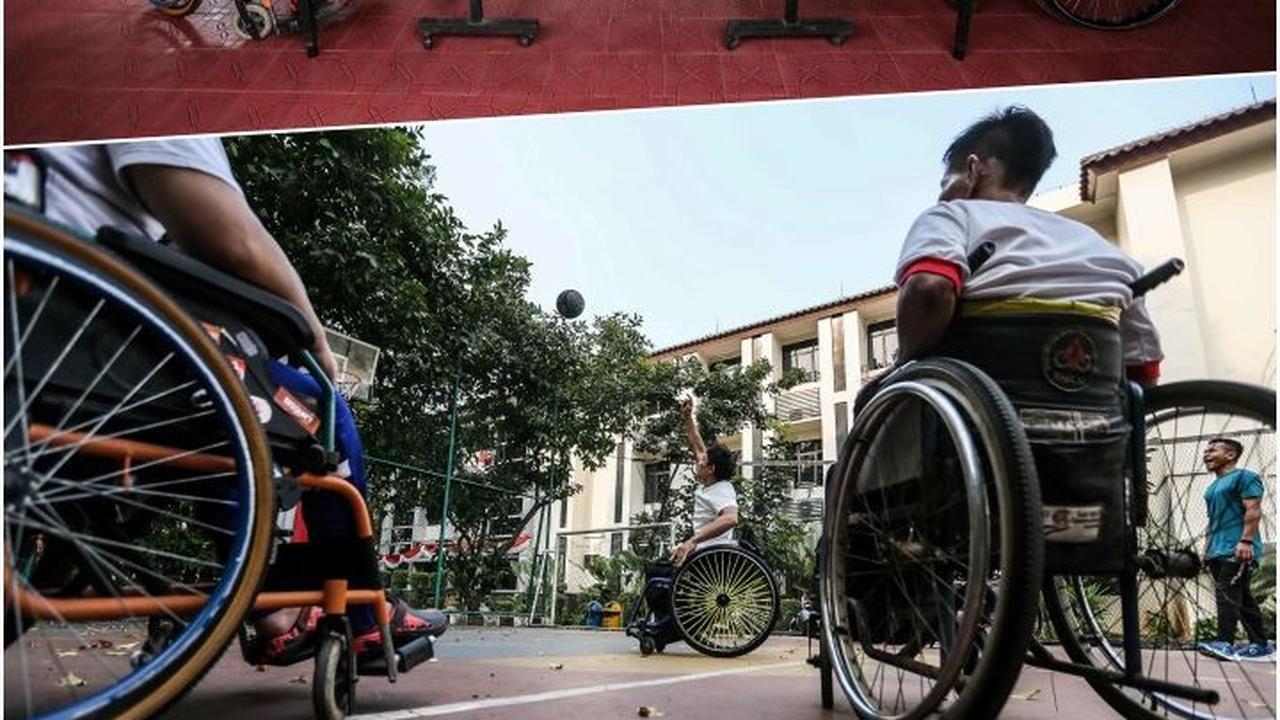 FOTO: Semangat Penyandang Disabilitas Rayakan HUT Ke-78 RI dengan Unjuk Kebolehan Berlomba Main Basket, Tenis Meja hingga Balap Kelereng
