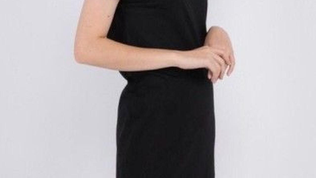 1. Basic Midi Dress with Slit Premium Cotto<br>