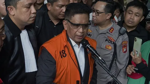 hasto kristiyanto hadapi vonis (Merdeka.com/Nur Habibie)
