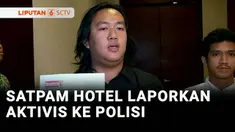Aksi penggerudukan rapat Panitia Kerja Revisi Undang-Undang TNI oleh para aktivis di salah satu hotel mewah di Jakarta Pusat, Sabtu malam berbuntut panjang. Petugas keamanan hotel melaporkan para aktivis ke Polda Metro Jaya.