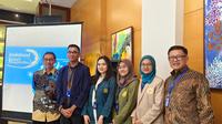 Empat mahasiswa peraih titel Peneliti Terbaik dan Terpilih Program Indofood Riset Nugraha (IRN) 2024--2025. (dok. Indofood)