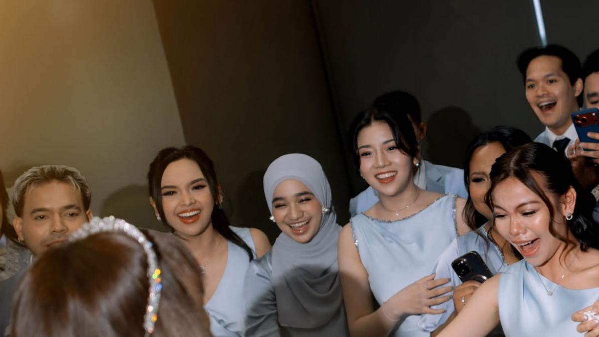 Gaya Lyodra Ginting, Nabila Taqiyyah, hingga Anggi Marito Kompak Jadi Bridesmaid, Reuni Manis Indonesian Idol di Pernikahan Brisia Jodie