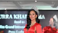 Aurra Kharisma akan mengenakan busana bertema sate ayam di ajang Miss Grand International 2020 (Foto: Ivan Gunawan)