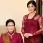 Serba bling-bling! lihat di sini gaya mentereng Iriana Jokowi, Selvi Ananda, dan Erina Gudono padukan kebaya dan perhiasan berlian di pernikahan kerabat. [@erinagudono/@putriayumakeup].