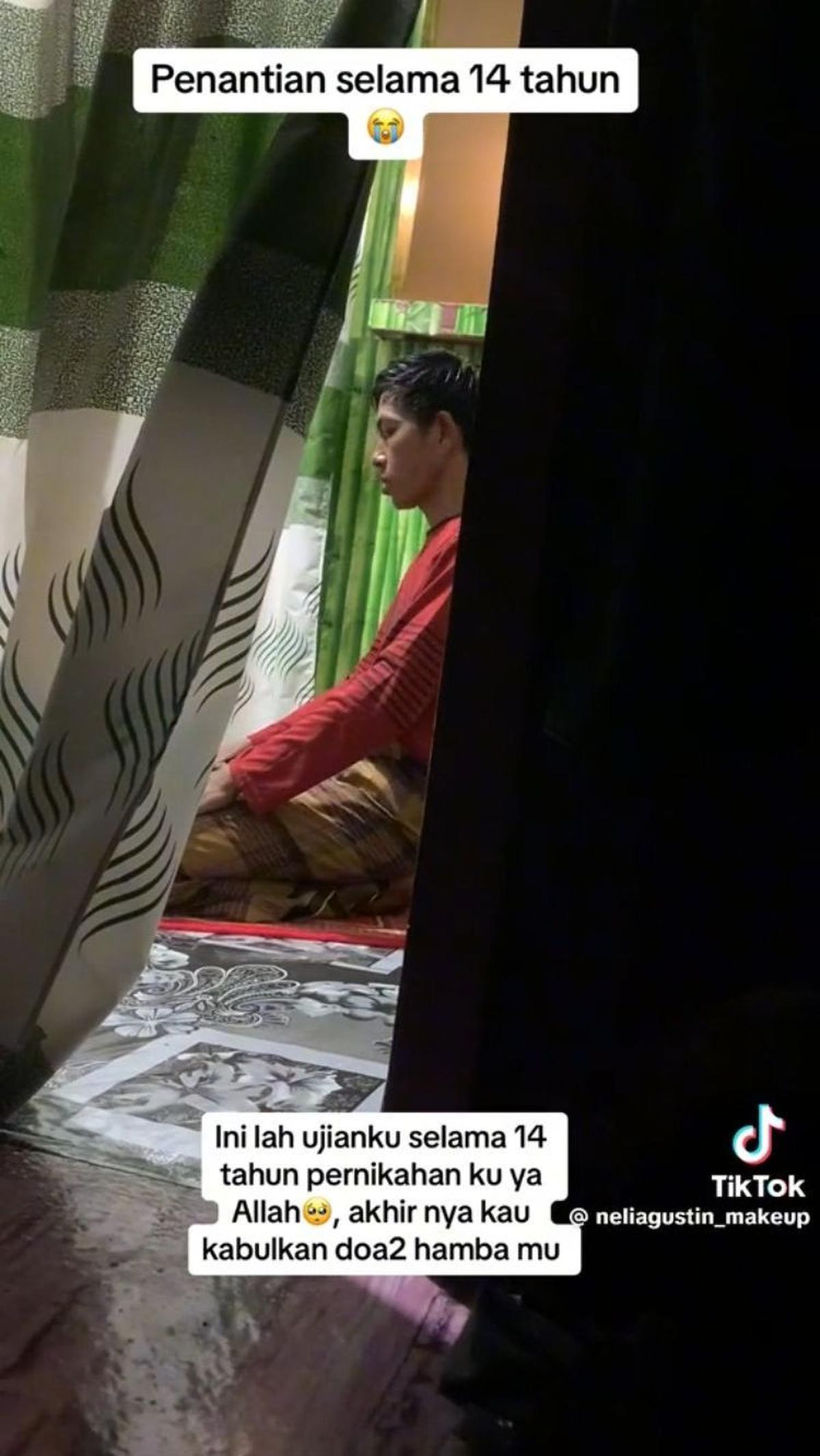 Ia pun menganggap inilah ujian yang ia alami selama 14 tahun pernikahan mereka. Akhirnya, kini Allah mengabulkan doa-doanya.