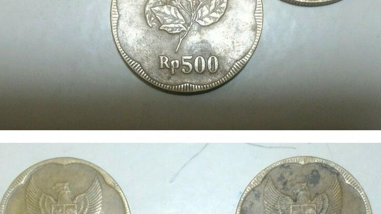 1. Uang Koin Rp500 Bunga Melati<br>