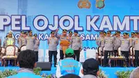 Kapolri mengajak pengemudi ojek online jaga kamtibmas. (istimewa)