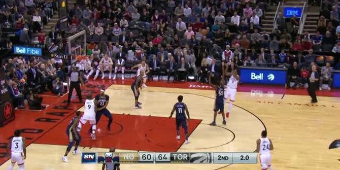 VIDEO: Game Recap NBA 2017-2018, Raptors 122 Vs Pelicans 118