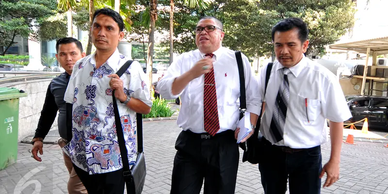 20150723-KPK Periksa Anak Buah Gubernur Gatot Terkait Suap Hakim PTUN Medan-Jakarta-Mustofa 1
