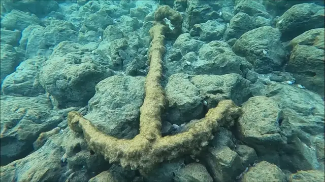 penemuan penyelam di laut Israel (Facebook: Israel Antiquities Authority)