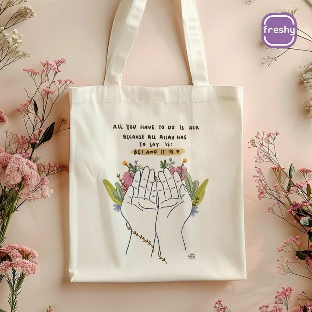 Hampers Tote Bag dengan Desain Islami