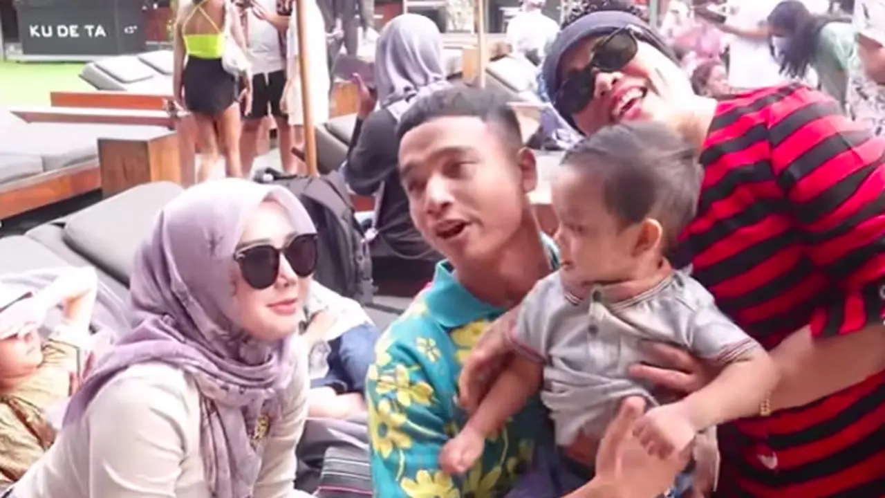 5 momen keseruan Marissya Icha liburan di bali bersama Gala sky