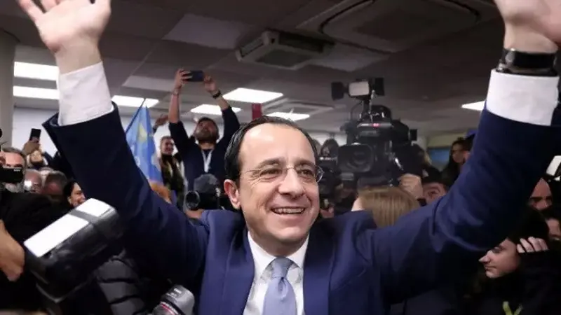Presiden terpilih Siprus Nikos Christodoulides.