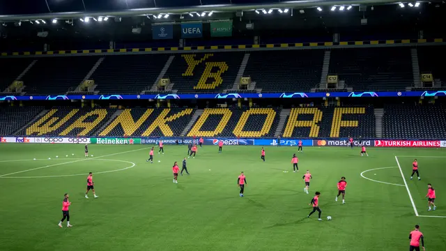 Latihan Manchester City Liga Champions