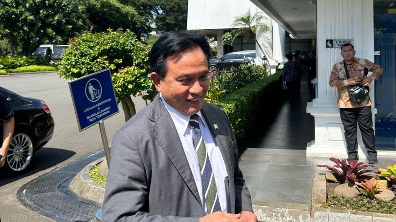 Yusril Ihza Mahendra di Istana: Bayar Zakat dan Hadiri Sidang Kabinet Prabowo Bahas Lebaran 2026