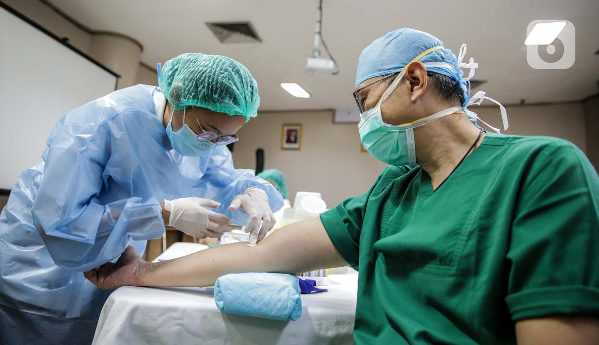Foto Melihat Tes Serologi Covid 19 Untuk Petugas Medis Health Liputan6 Com