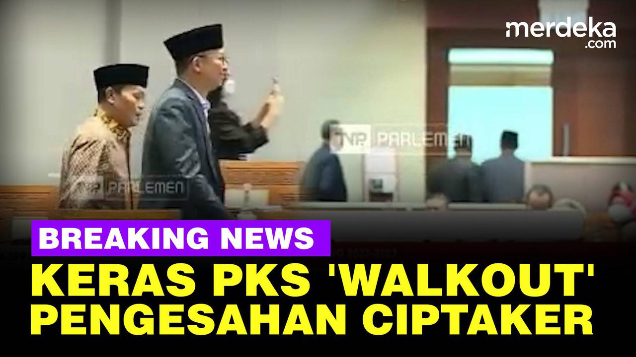 VIDEO: Detik-Detik PKS Walkout dari Sidang Paripurna, Tolak Pengesahan UU Ciptaker