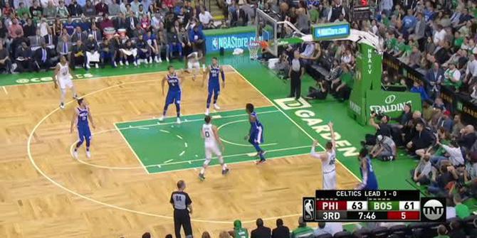 VIDEO : Cuplikan Pertandingan Plaoffs NBA, Celtics 108 vs 76ers 103