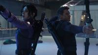 Adegan dalam trailer serial Hawkeye. (Marvel Studios / DIsney)