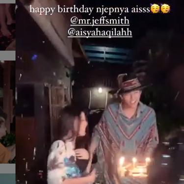 6 Momen Ulang Tahun Jeff Smith, Kehadiran Aisyah Aqilah ...