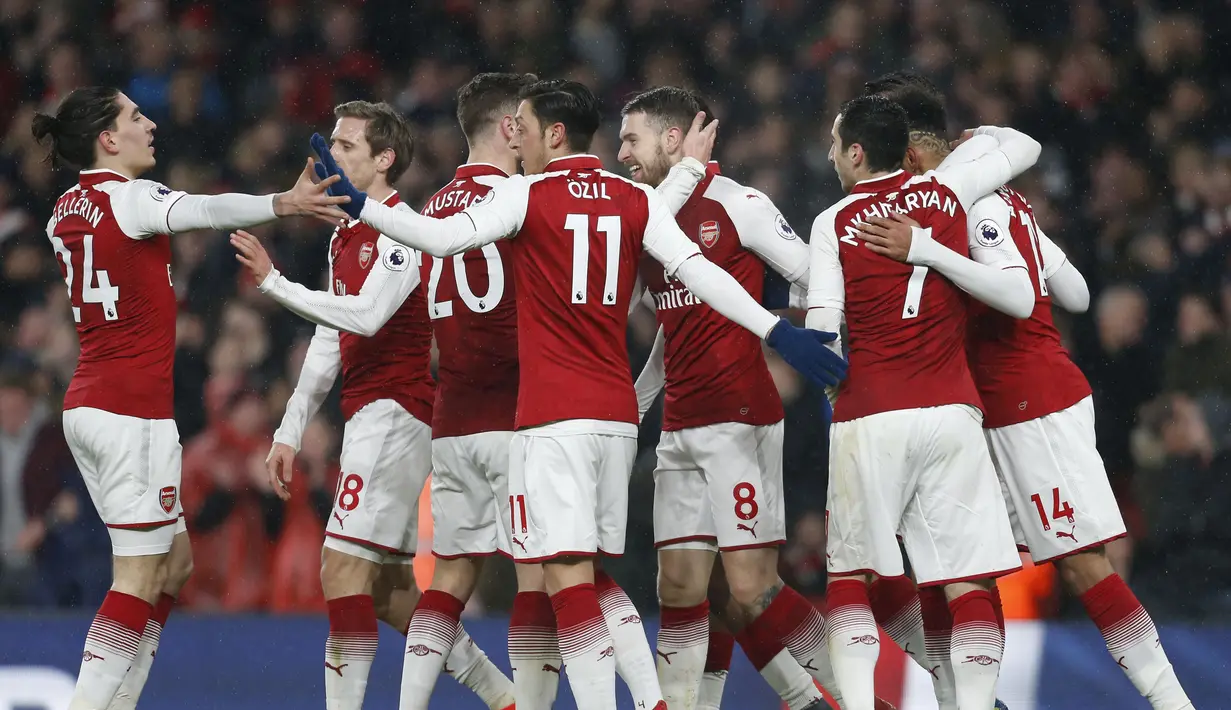 9. Arsenal - Mengeluarkan 4 juta poundsterling per pekan. (AFP/Ian Kington)