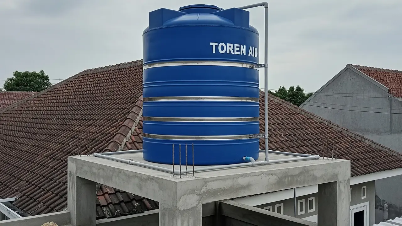 Cara Memasang Toren Air agar Tekanan Stabil