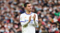 Dengan kondisinya yang terus menerus mengalami cedera, manajemen Real Madrid memutuskan untuk tidak memperpanjang kontrak Hazard di musim panas 2023 kemarin. (Ander Gillenea)
