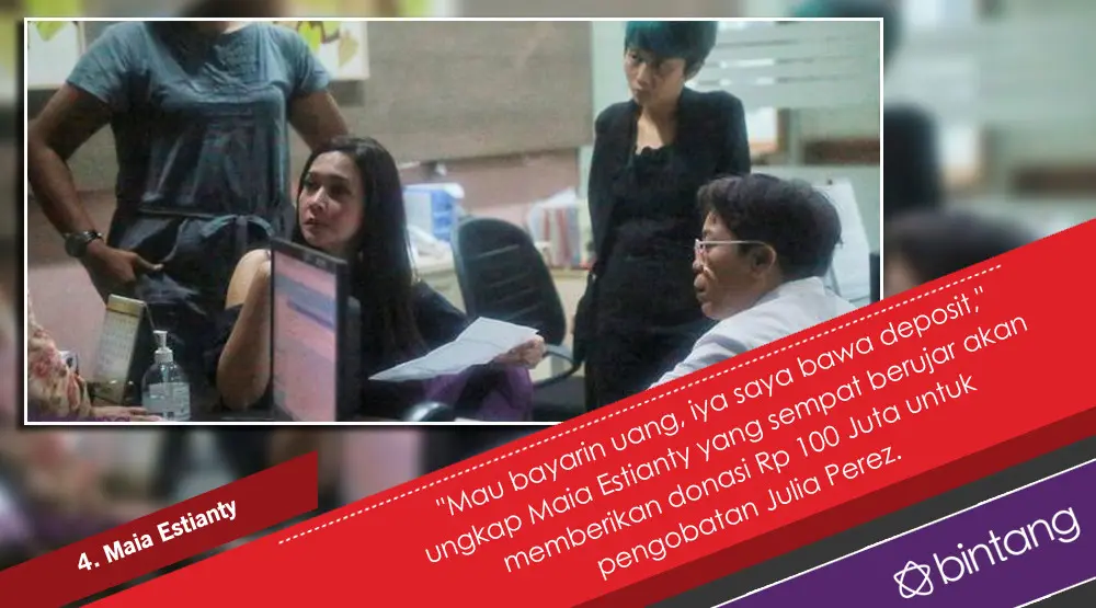 Kepedulian hingga Tangisan Sahabat Saat Julia Perez Kritis. (Foto: Adrian Putra, Desain: Nurman Abdul Hakim/Bintang.com)