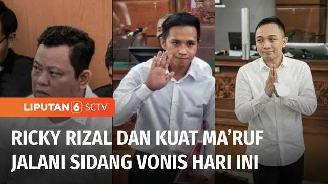 Setelah sidang vonis Ferdy Sambo dan Putri Candrawathi, Pengadilan Negeri Jakarta Selatan menjadwalkan sidang putusan atau vonis mulai hari ini dengan terdakwa Ricky Rizal, Kuat Maruf, dan Richard Eliezer.