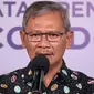 Juru Bicara Pemerintah untuk Penanganan COVID-19 Achmad Yurianto saat konferensi pers Corona di Graha BNPB, Jakarta, Senin (22/6/2020). (Dok Badan Nasional Penanggulangan Bencana/BNPB)