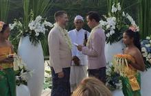 Pasangan gay hanya bulan madu di Ubud Bali, nikah di Amerika Serikat