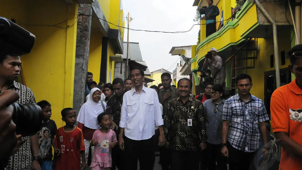 Resmikan Kampung Deret Cilincing, Warga: Terima Kasih Pak Jokowi