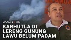 Api Belum Padam, Karhutla di Lereng Gunung Lawu Berujung Status Tanggap Darurat