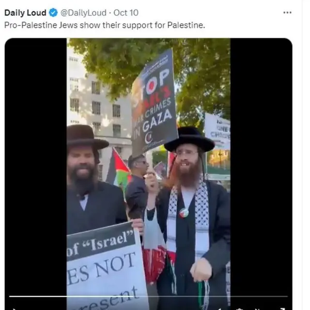 Viral Video Umat Yahudi Demo Dukung Palestina dan Pinta Israel Hentikan Perang