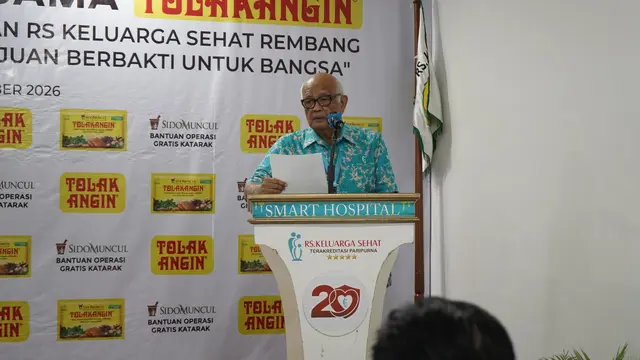 Sido Muncul Gelar Operasi Katarak Gratis untuk 50 Mata di RS Keluarga Sehat Rembang