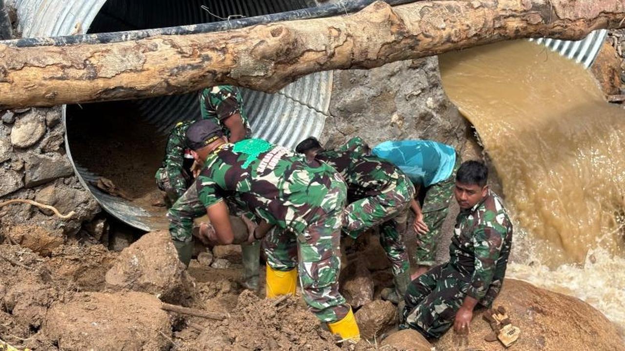 TNI AD Percepat Pembangunan Jembatan Aramco di Bener Meriah, Akses Warga Segera Pulih