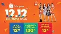 Pada 12 Desember 2018 ini, Shopee akan menyelenggarakan acara spektakuler bertajuk“Shopee 12.12 Birthday Sale”. Selain promo dan hadiah yang fantastis, kamu juga akan dihibur dengan penampilan dari sederet selebritas ternama.