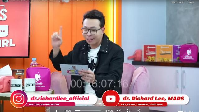 Dokter Richard Lee bicara soal Stroke Telinga di kanal Youtube nya