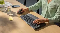 Logitech resmi meluncurkan keyboard wireless terbaru yang diberi nama Wave Keys. (Dok: Liputan6.com)